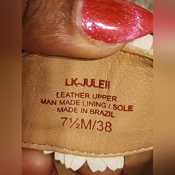 Lucky Brand Juleii Daisy Clog Sandal, Size 7.5/38 - Picture 9 of 9